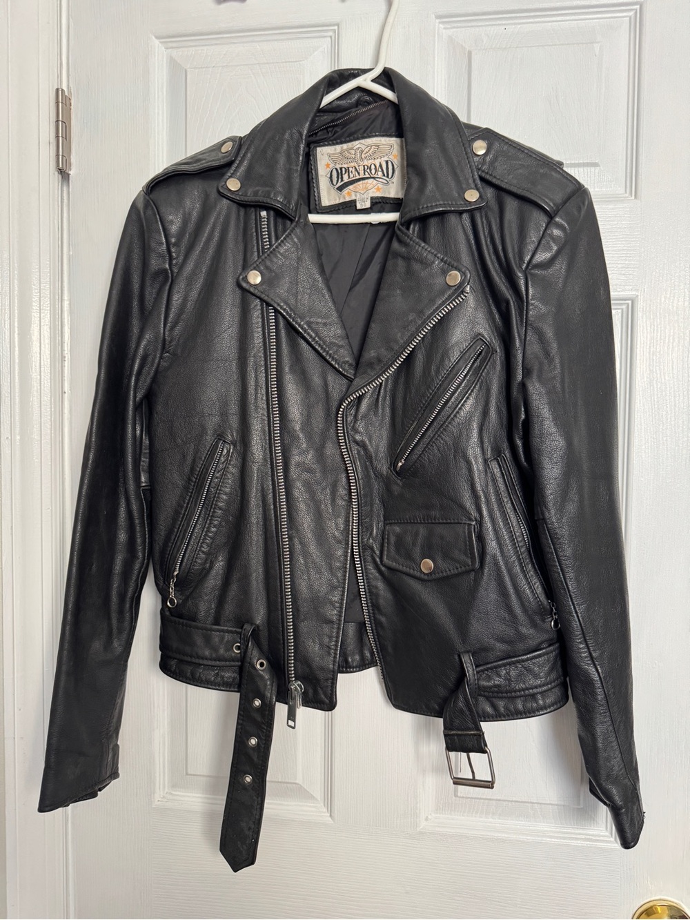 Vintage Open Road Leather Jacket